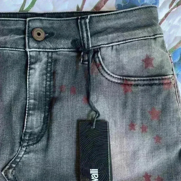 Just Cavalli Denim Mini  Skirt - Picture 3 of 10